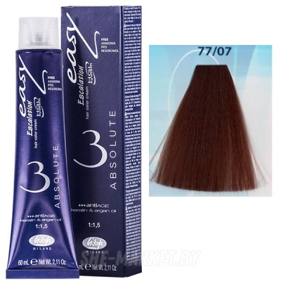 Крем-краска для волос Escalation Easy Absolute 3 ТОН 77/07 ореховый 60мл