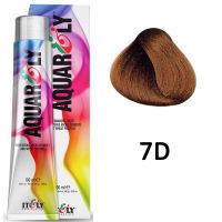 Кремообразный краситель для волос Aquar ly 7D Золотистый средне-русый, 100мл