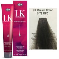 Краска для волос LK OPC Oil Protection Complex  5/78 светло-каштановый мокко 100мл