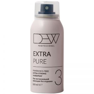 Лак для волос экстрасильной фиксации без отдушки EXTRA PURE, 100мл