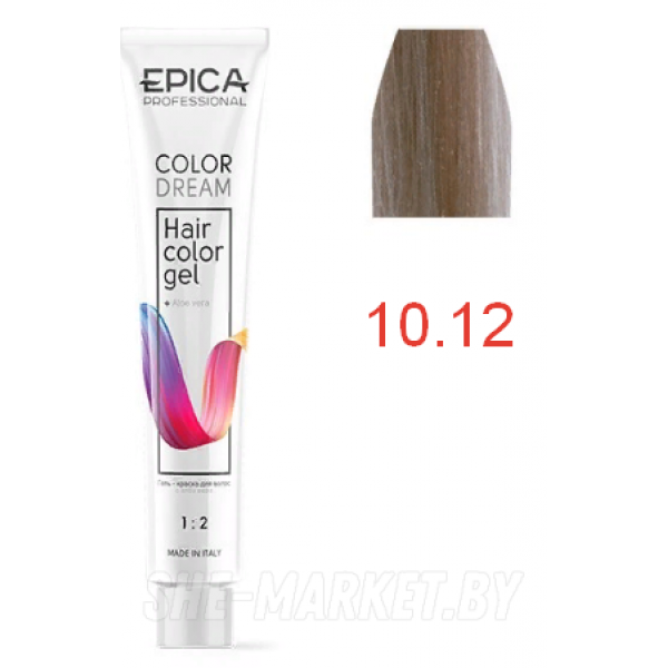 Гель-краска COLORDREAM 10.12 светлый блондин перламутровый, 100мл
