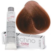 Краска для волос перманентная Techno Fruit Color 6/34 золотисто-медный темный блондин, 100мл Краска для волос перманентная Techno Fruit Color 6/34 золотисто-медный темный блондин, 100мл