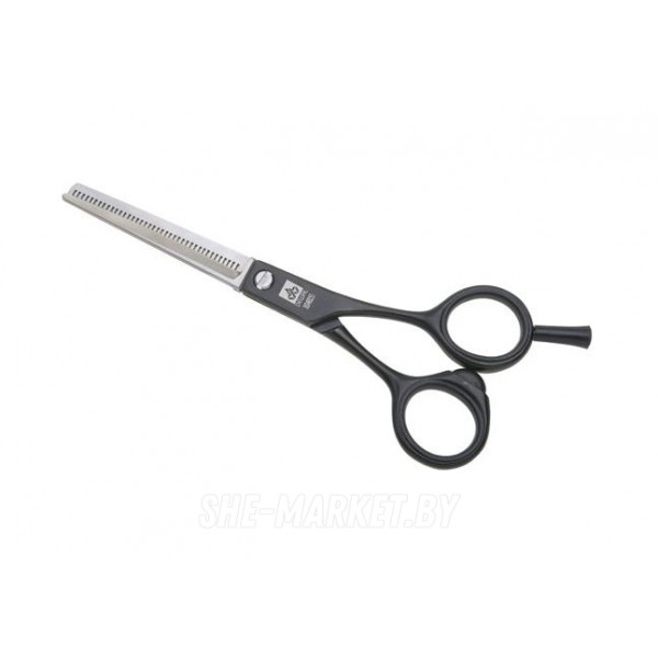 Парикмахерские ножницы B4055 филировочные, 40 зубцов, 5,5, черные