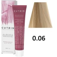 Крем-краска для волос AURORA 0.06 Permanent Hair Color, 60мл