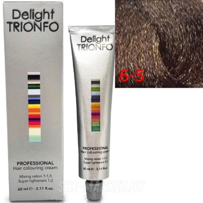 Стойкая крем-краска для волос   Trionfo 6-5 Темный русый золотистый 60мл