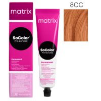 Крем-краска для волос SoColor Pre-Bonded 8CC Светлый блондин глубокий медный 90мл