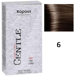 Гель-краска для мужчин без аммония Gentele Man № 6 светло-коричневый, 80мл