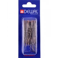 Шпильки коричневые, волна 45 мм, 60 шт/уп, на блистере