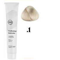 Краска для волос 360 PERMANENT HAIRCOLOR ТОН - .1, 100мл Краска для волос 360 PERMANENT HAIRCOLOR ТОН - .1, 100мл