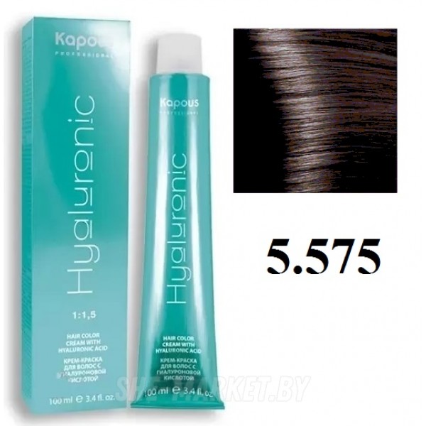 Крем-краска для волос Hyaluronic acid  5.575 Светлый коричневый пралине, 100 мл