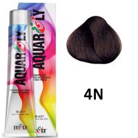 Кремообразный краситель для волос Aquar ly 4N Средний шатен, 100мл