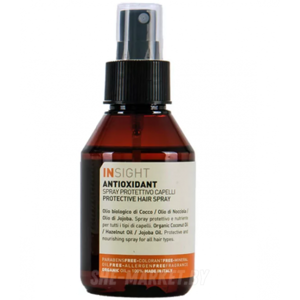 Спрей защитный для перегруженных волос ANTIOXIDANT protective hair spray, 100 мл