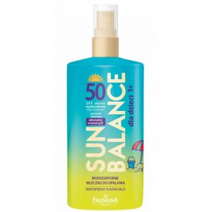 Водостойкое молочко для загара детей 1+ SPF50 Sun Balance, 150мл. Водостойкое молочко для загара детей 1+ SPF50 Sun Balance, 150мл.