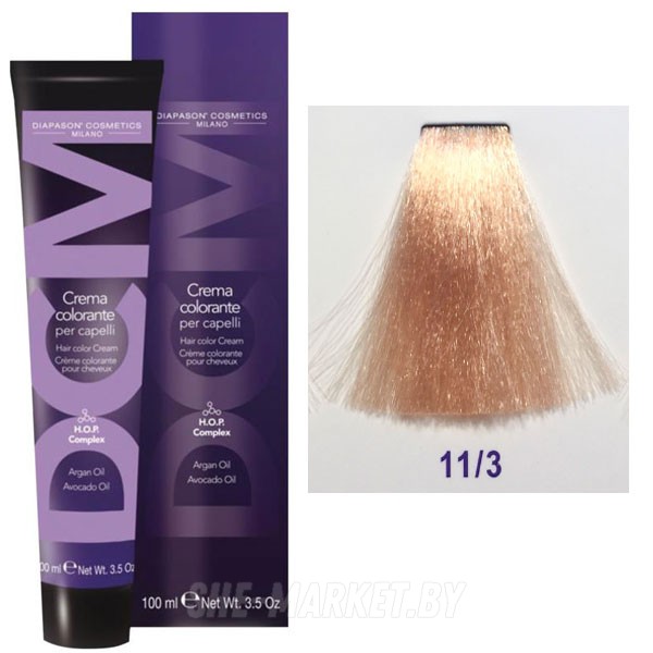 Крем-краска DCM Hair Color Cream HOP Complex 11/3 100мл
