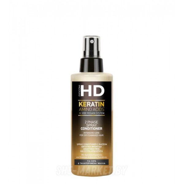 Двухфазный спрей-кондиционер для сухих и поврежденных волос HD, 150мл