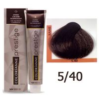 Крем краска для волос Colorianne Prestige ТОН - 5/40 Светлый медный шатен, 100мл Крем краска для волос Colorianne Prestige ТОН - 5/40 Светлый медный шатен, 100мл