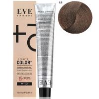 Стойкая крем-краска для волос EVE Experience 8.8 блондин коричневый кашемировый, 100 мл