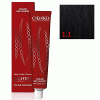 Перманентная крем-краска для волос COLOR EXPLOSION 1/1 Иссиня-чёрны, 60 мл