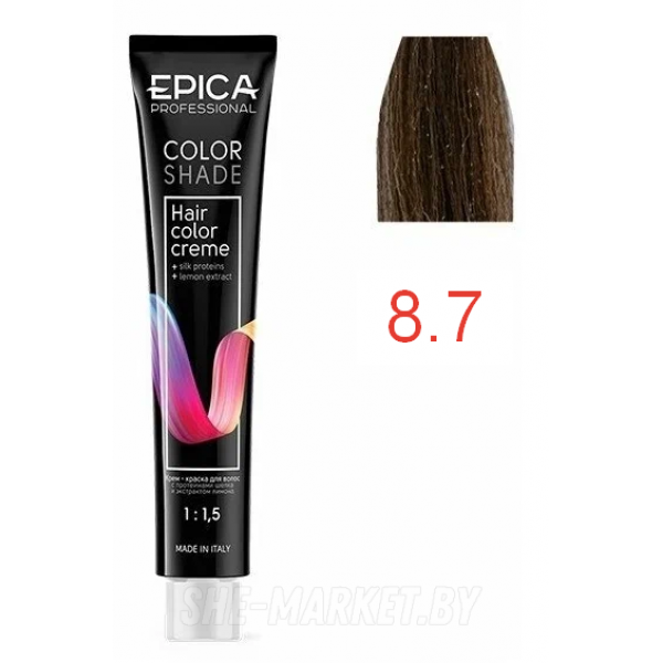 Крем-краска COLORSHADE 8.7 светло-русый шоколадный, 100мл