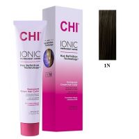 Безаммиачная крем-краска для волос Ionic Permanent Shine Hair Color 1N, 85гр