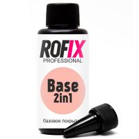 База каучуковая кислотная для гелей и гель-лаков Base 2in1, 50гр