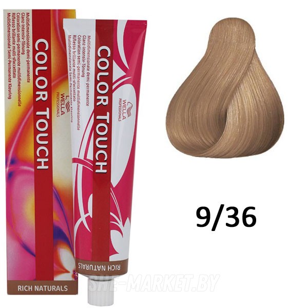 Оттеночная краска Wella Color Touch 9/36 Насыщенные натуральные 60мл