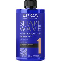 Лосьон-перманент для трудноподдающихся волос 1 Shape wave, 450мл Лосьон-перманент для трудноподдающихся волос 1 Shape wave, 450мл