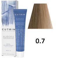Безаммиачный краситель для волос AURORA SUN 0.7 Demi Permanent Hair Color, 60мл
