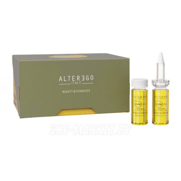 Ампулы для непослушных волос несмываемые CureEgo Silk Oil Illuminating Treatment Leave-in, 12*10мл