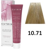 Крем-краска для волос AURORA 10.71 Permanent Hair Color, 60мл
