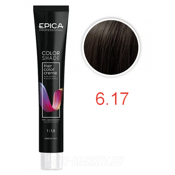 Крем-краска COLORSHADE 6.17 темно-русый древесный, 100мл