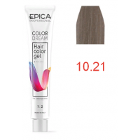 Гель-краска COLORDREAM 10.21 светлый блондин перламутрово-пепельный, 100мл