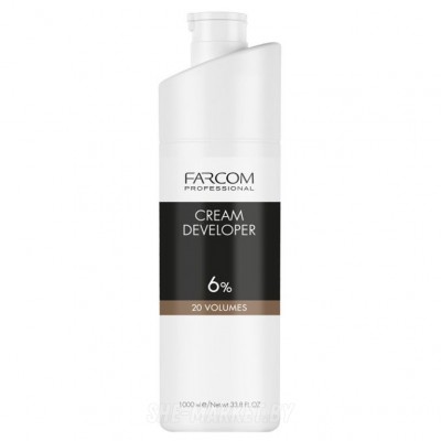 Окисляющий крем для волос Cream Developer 20 VOL 6%, 1л