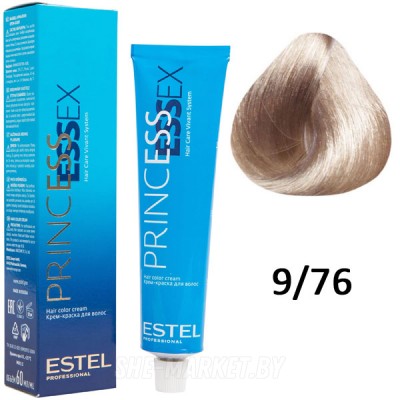 Крем-краска для волос PRINCESS ESSEX 9/76 блондин коричнево-фиолетовый/нежная лилия 60мл
