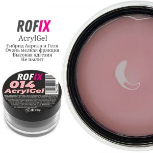 Акрилгель (Полигель) для наращивания и моделирования ногтей Acryl Gel Оттенок - 014, 20гр