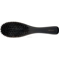 Щетка для укладки деревянная, натуральная щетина, на подушке, 9 рядов