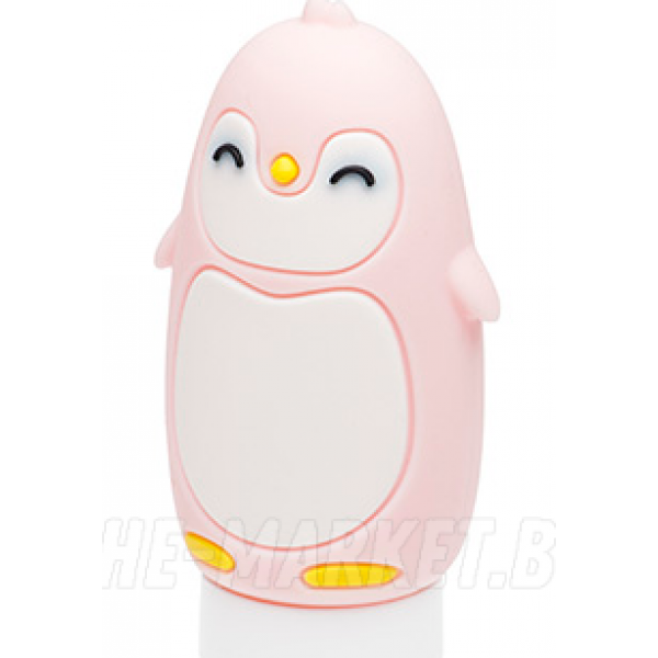 Дорожная баночка для путешествий Dewal Beauty Пингвин , цвет розовый , 90мл