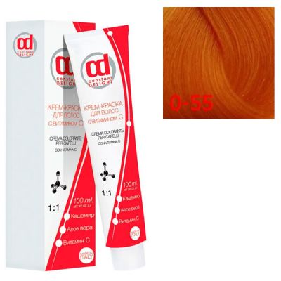 Крем-краски для волос с витамином С 0/55 золотистый 100мл