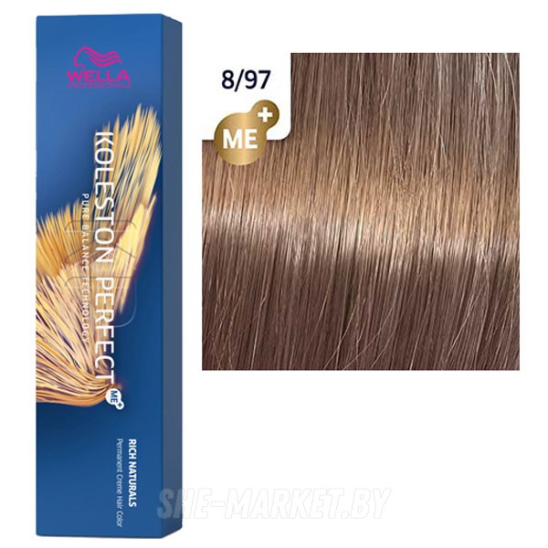 Стойкая крем-краска Koleston Perfect ME+ 8/97 Light blonde sandre brown Насыщенные натуральные 60мл
