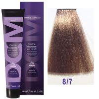 Крем-краска DCM Hair Color Cream HOP Complex 8/7 100мл