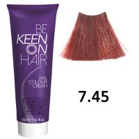 Крем-краска для волос COLOUR CREAM ТОН - 7.45 Натуральный медно-красный блондин/Mittelblond Kupfer-Rot, 100мл
