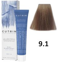 Безаммиачный краситель для волос AURORA 9.1 Demi Permanent Hair Color, 60мл