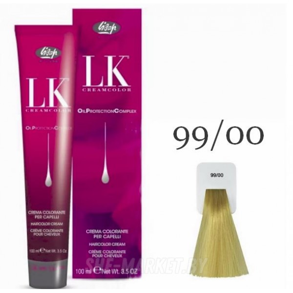 Краска для волос LK OPC Oil Protection Complex 99/00 очень светлый блондин глубокий плюс, 100мл