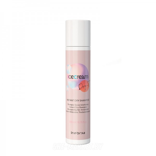 Сухой шампунь для волос ICE CREAM INSTANT DRY SHAMPOO, 200мл