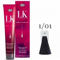 Краска для волос LK OPC Oil Protection Complex 1/01 иссиня черный, 100мл
