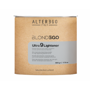 Беспылевой осветляющий порошок для волос серый BLONDEGO Ultra 9 Lightener, 500гр Беспылевой осветляющий порошок для волос серый BLONDEGO Ultra 9 Lightener, 500гр