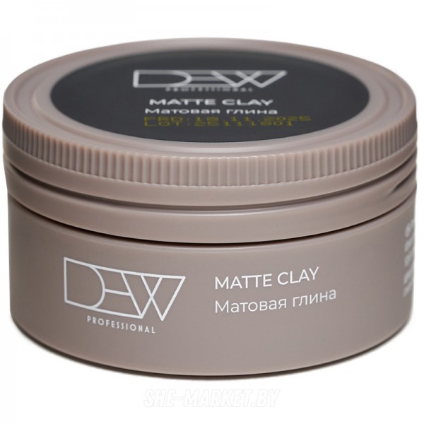 Матовая глина для укладки волос Matte Clay, 80гр