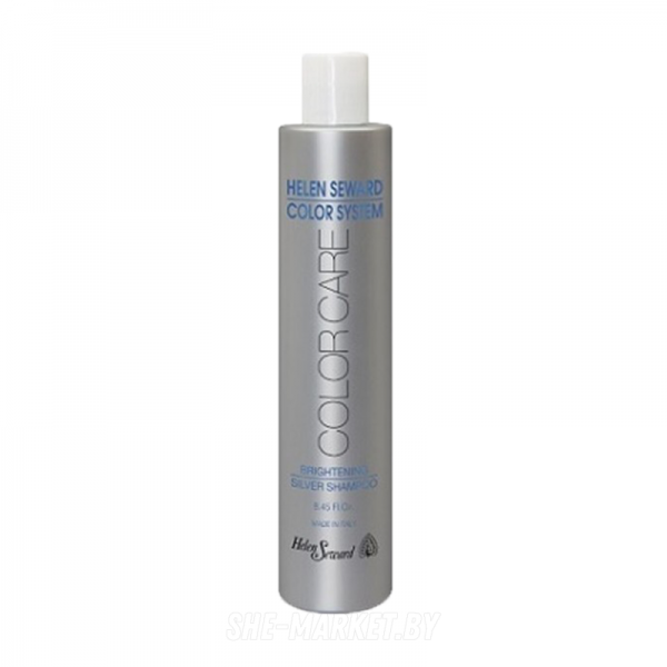 Антижелтый шампунь для придания блеска и яркости окрашенных волос Brightening Silver Shampoo, 250мл