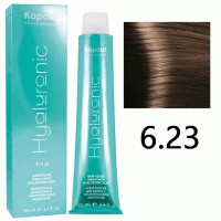 Крем-краска для волос Hyaluronic acid 6.23 Темный блондин перламутровый, 100 мл Крем-краска для волос Hyaluronic acid 6.23 Темный блондин перламутровый, 100 мл