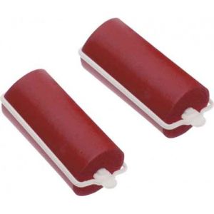 Бигуди резиновые Dewal Beauty d 22*70мм, 10шт красные